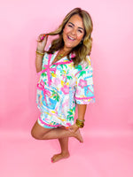 Asleep On The Beach Pajama Set