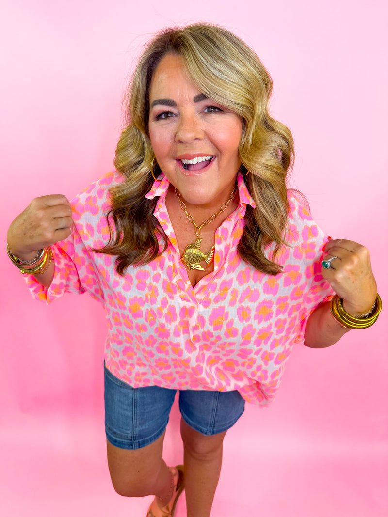 Beach Street Leopard Top
