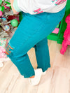 Teal Time High Rise Jeans
