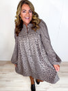 Falling For Leopard Dress