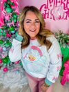 Santa Shimmer Sweatshirt