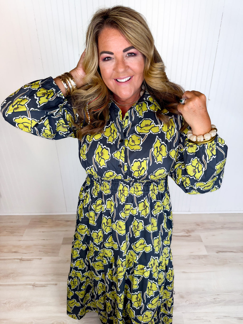 Evergreen Elegance Maxi Dress