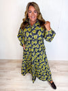 Evergreen Elegance Maxi Dress
