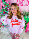 Mary Square- Sarah Sweatshirt- Santa's Favorite