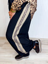 Leopard In The Night Wide Leg Pants