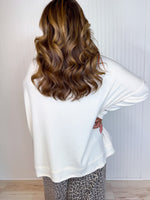 Vanilla Latte Cowl Neck Top