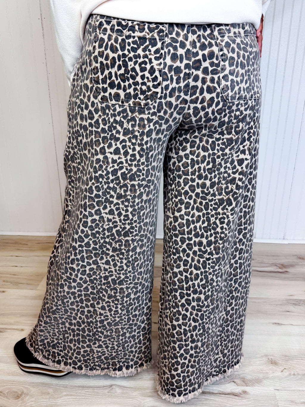 Vintage Havana- Wild Nights Wide Leg Denim Pants