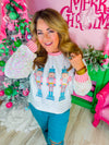 Nutcracker Magic Sequin Sleeve Top