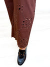 Brownie Points Eyelet Pants