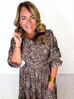 Cheetah Glam Maxi Dress