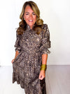 Cheetah Glam Maxi Dress