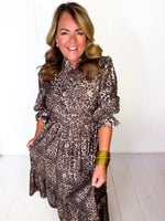 Cheetah Glam Maxi Dress
