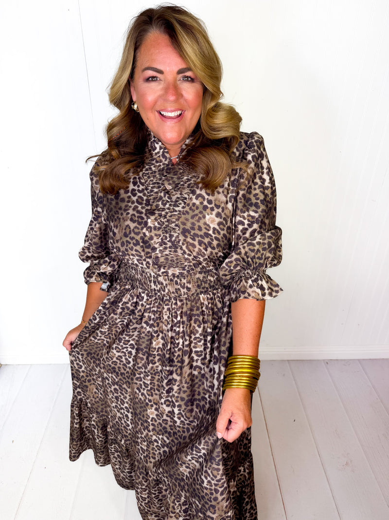 Cheetah Glam Maxi Dress