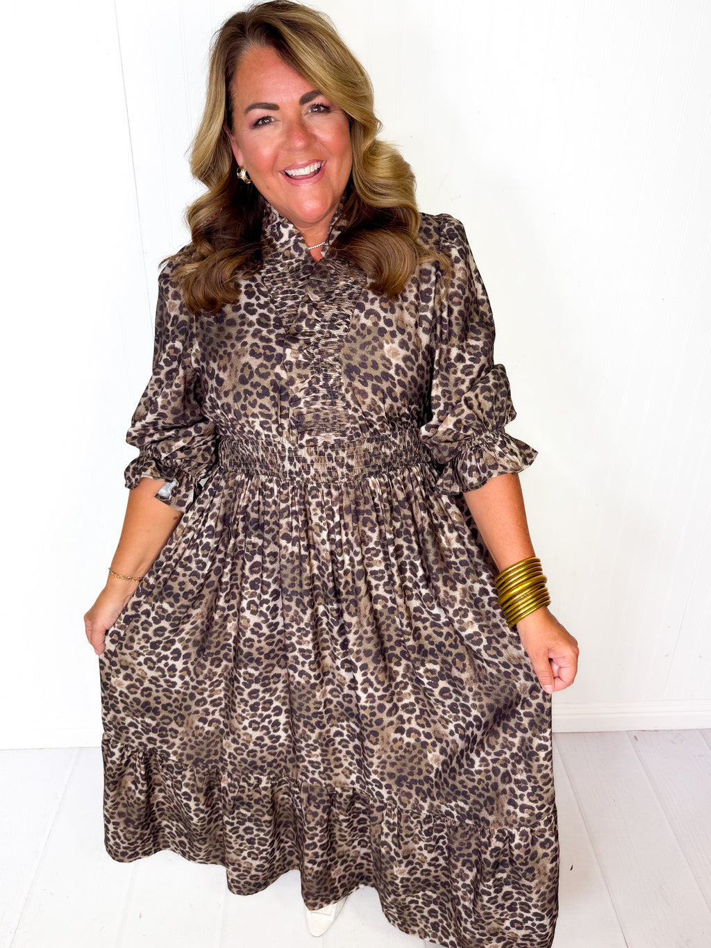Cheetah Glam Maxi Dress