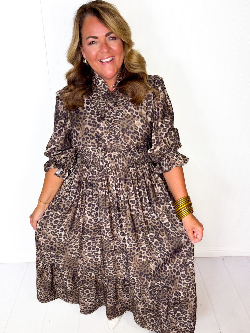 Cheetah Glam Maxi Dress