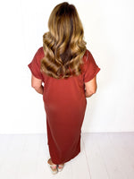 Autumn Glow Midi Dress