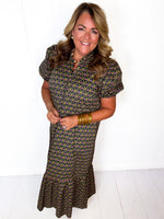 Moonlight Petals Maxi Dress