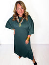 Forest Whisper Midi Dress