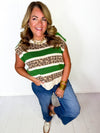 Safari Sweetheart Sweater Top