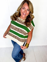 Safari Sweetheart Sweater Top