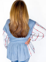 Blue Blossom Top