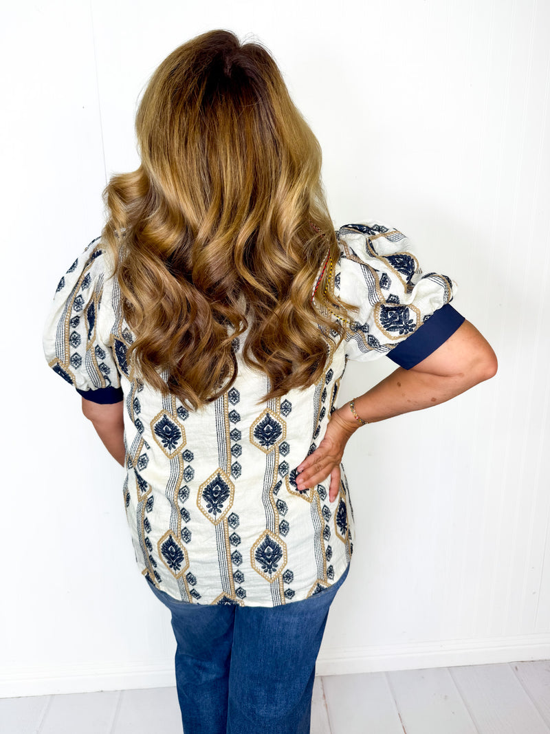 Navy Nights Top