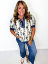 Navy Nights Top