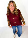 Maroon Magic Sweater Vest