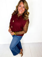 Maroon Magic Sweater Vest