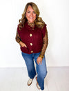 Maroon Magic Sweater Vest