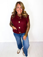Maroon Magic Sweater Vest