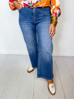 Risen- Stella High Rise Crop Wide Jeans