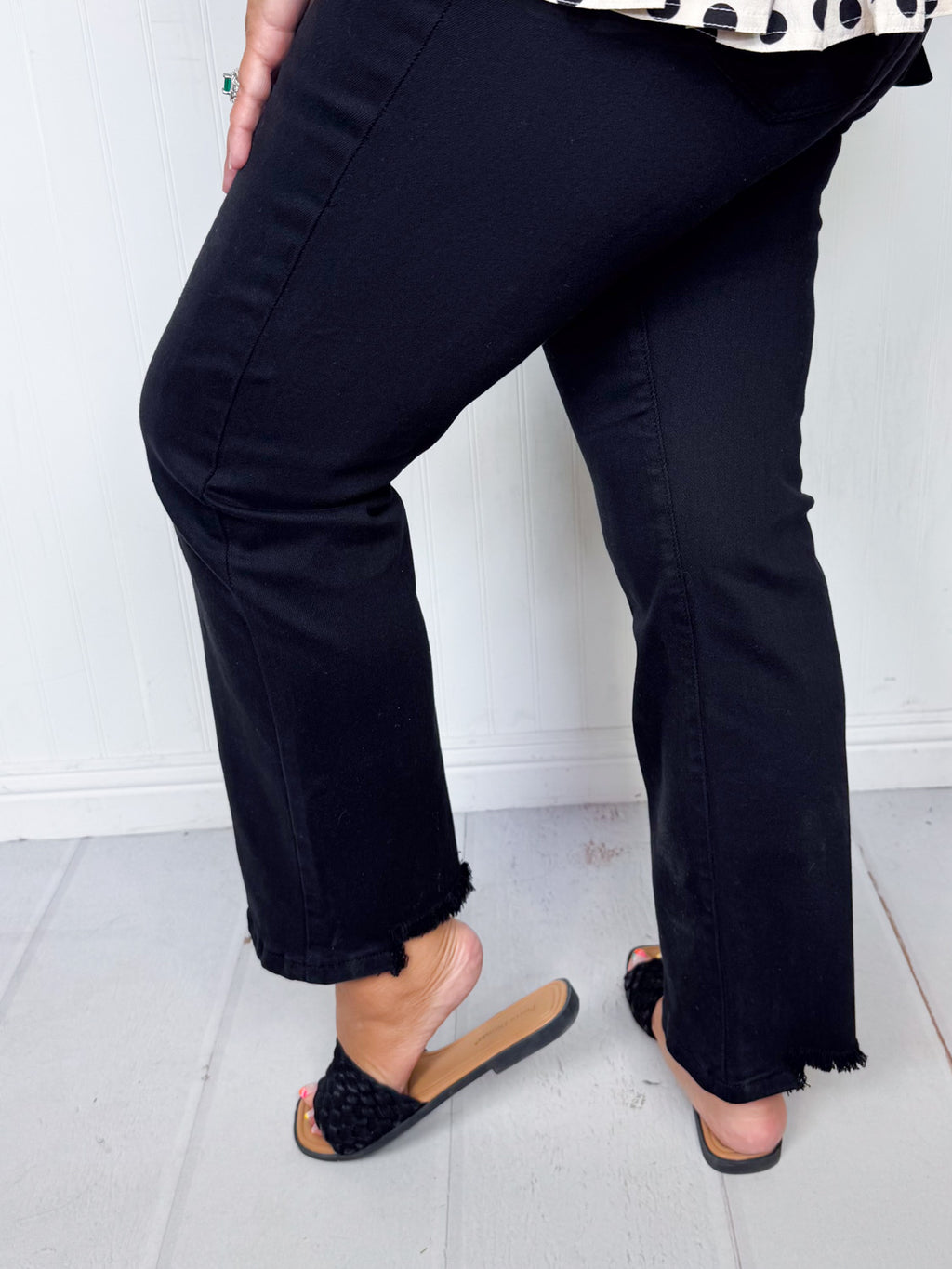 Risen- Alaina High Rise Straight Leg Jeans