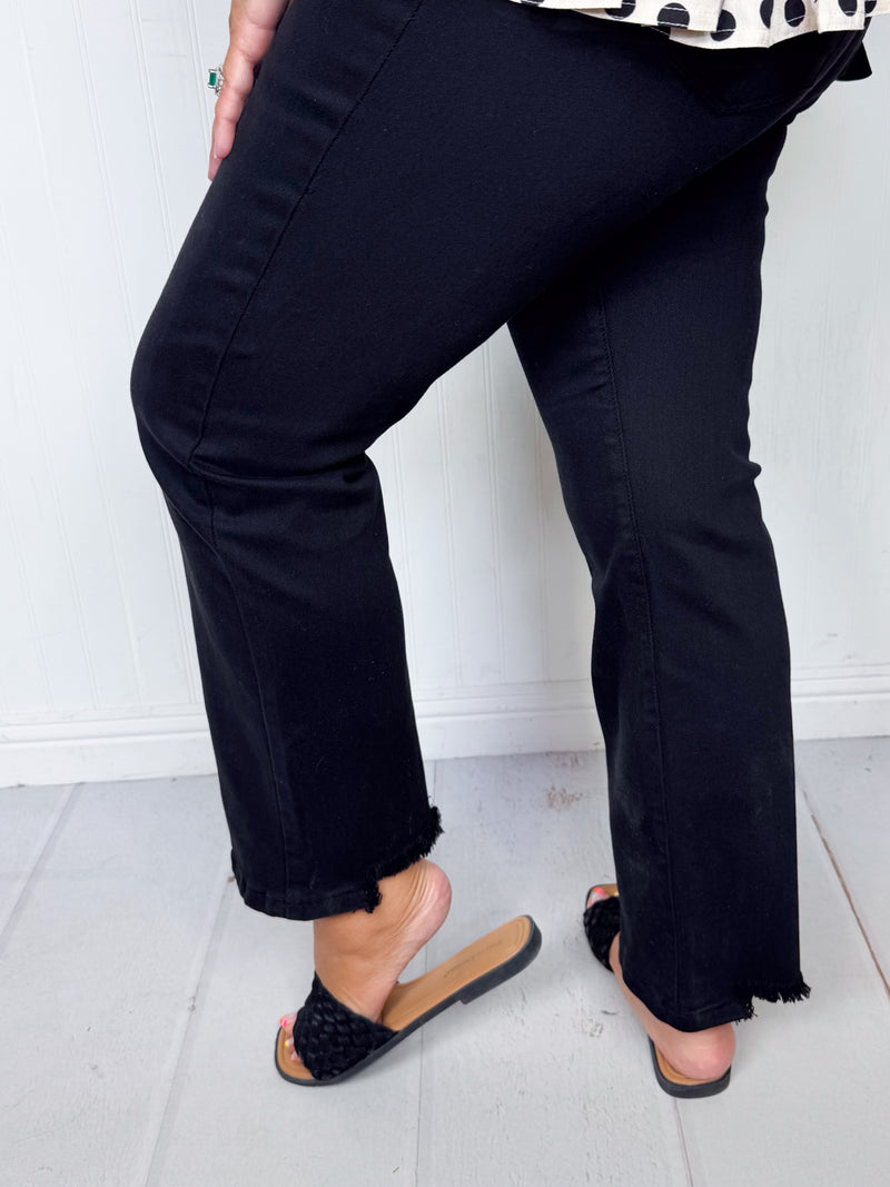 Risen- Alaina High Rise Straight Leg Jeans