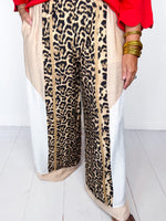 Cheetah Chic Wide Leg Pants