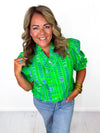 Garden Groove Button Down Top