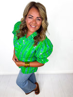Garden Groove Button Down Top