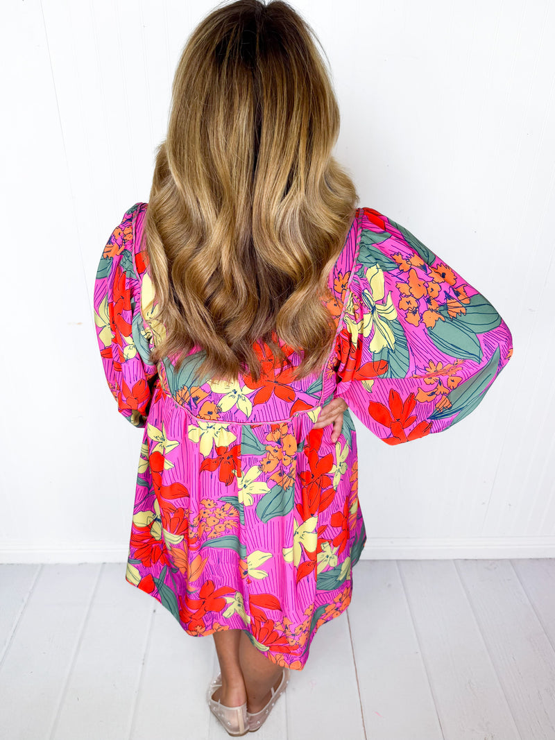 Cranberry Bloom Dress