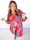 Cranberry Bloom Dress