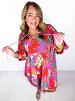 Cranberry Bloom Dress