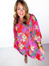 Cranberry Bloom Dress