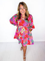 Cranberry Bloom Dress