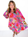 Cranberry Bloom Dress