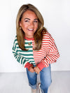 Falling For Stripes Pullover