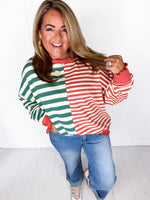 Falling For Stripes Pullover