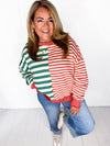 Falling For Stripes Pullover