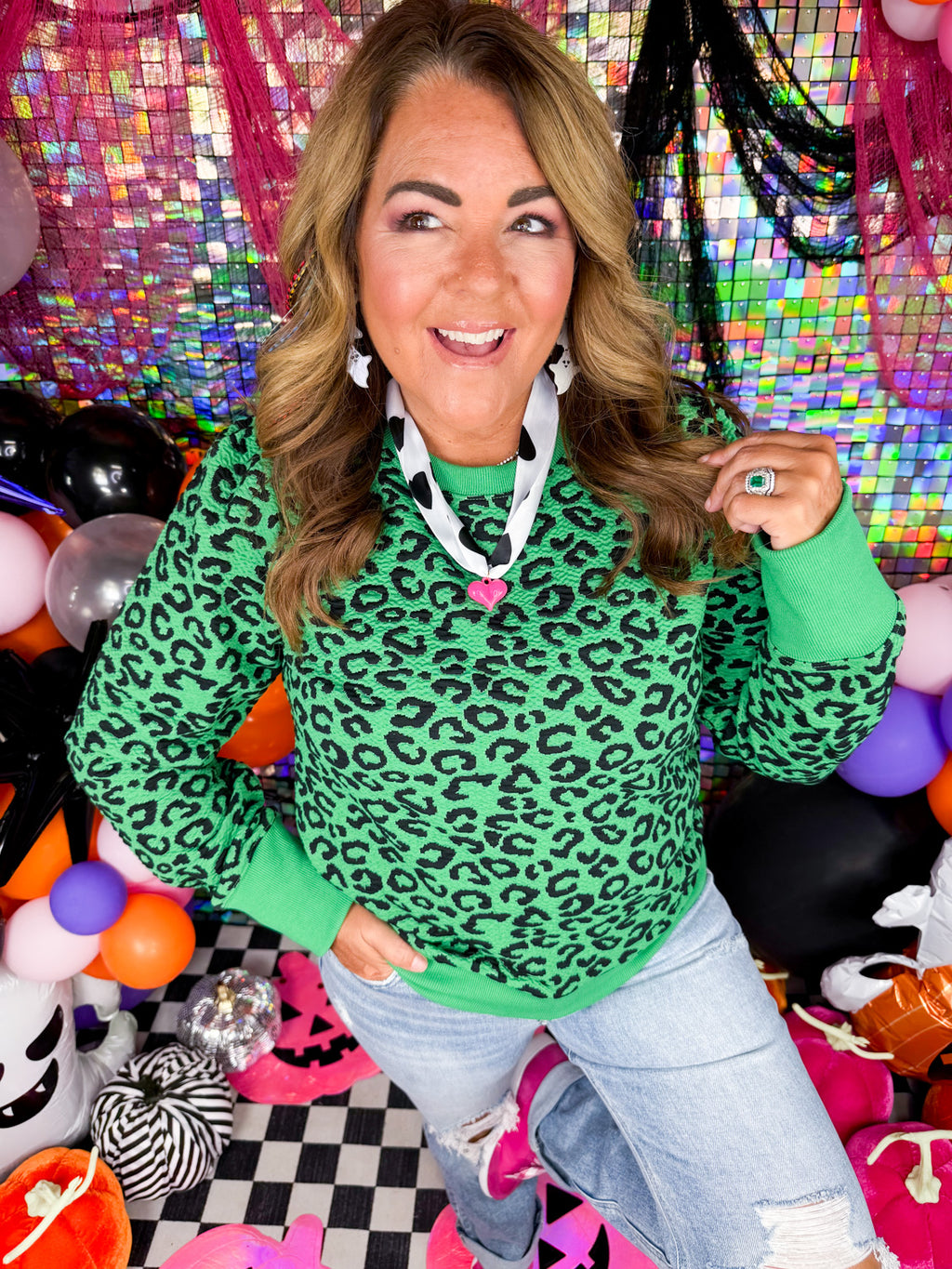 Leopard In The Night Pullover