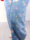 Flower Child Barrel Jeans