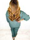 Chill Days Pants Set- Sage Green