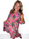 Whispers of Paisley Midi Dress